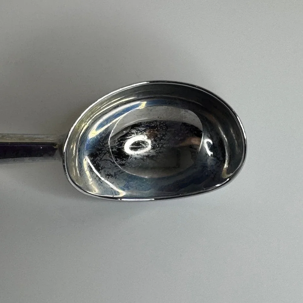 Stainless Steel Ice Cream Scoop with Hanging Loop Silver Tone Metal Kitchen Tool